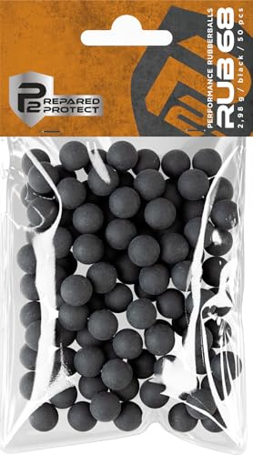 P2P Performance RUB 68 Rubberballs .68 BLK 2,98g 50 pcs | Schwarze Rubberballs im Kaliber
