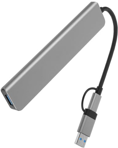 EXCEART Concentrador USB Multipuertos Adaptador USB Múltiple para Portátiles Uso Doméstico