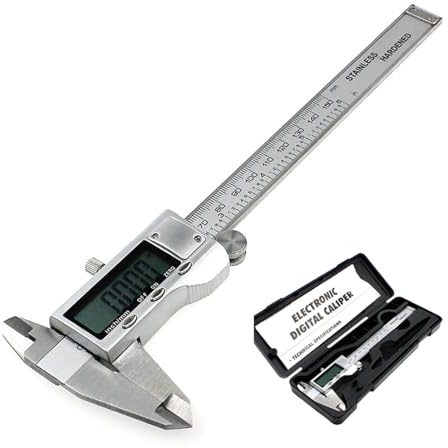 Reloj comparador, Metal 150 mm 6 pulgadas endurecido acero inoxidable electrónico Digital Vernier calibrador micrómetro medición Para 3D, entornos de laboratorio