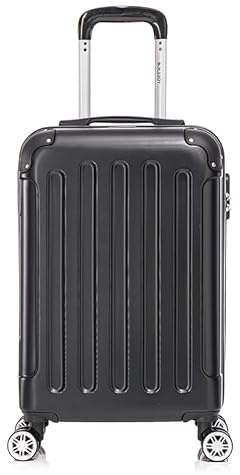 Boleedy Valise Cabine 20″ (55 cm) Rigide ABS Léger et Durable, Bagage de Voyage Trolley 4 roulettes 360°, Suitcase Pas Cher, Soute Avion 20kg