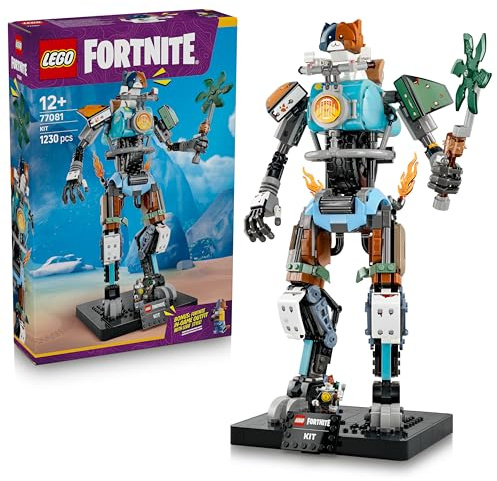 LEGO Fortnite Kit de Juguete – Figura de Acción Robótica con Pico Discos Dentados y Rueda Giratoria – Decoración de la Estantería y Escritorio – Regalo para Niños, Niñas y Gamers de 12+ Años – 77081