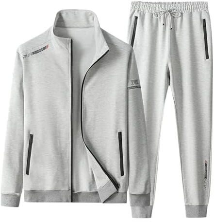 EODJXIO Tuta da Lavoro Uomo Leggera per Giardinaggio 2026 Pantalone Cotone Lungo Intera Pigiama Zip Up Hoodie Y2k Felpe Oversize Felpa Nera Cappuccio