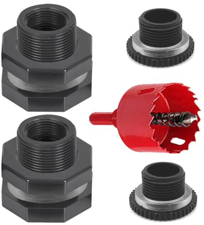 Hipzeepo de Tonneau de Pluie, Bouchons de Tonneaux de Pluie, Connecteur de PVC pour