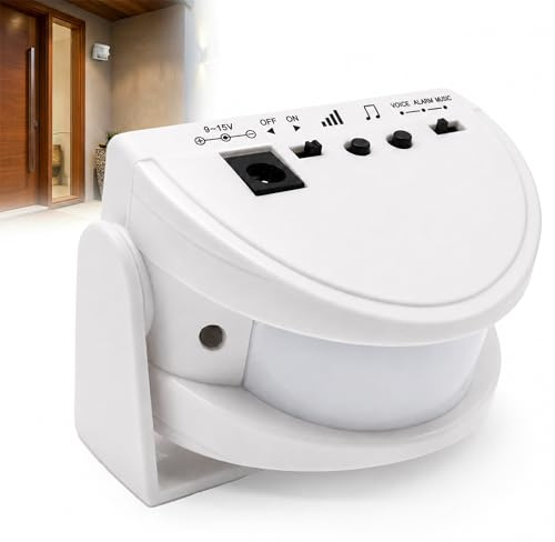 Timbre Inalámbrico con Sensor Movimiento Alarma Puerta Infrarrojo PIR