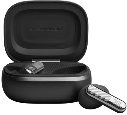 JBL Live Beam 4, Auriculares True Wireless con Cancelación de Ruido, Negro