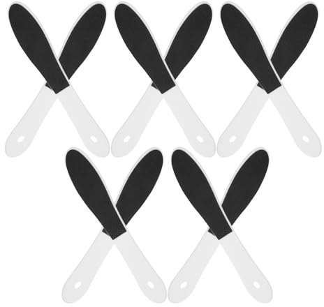 CALLARON Herramienta Ligera para Eliminar Callos y Tejido Muerto y Masaje Focalizado Color 10 Limas Color Diseño Estilizado para Pies de Plástico para Pedicura en Casa