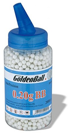 Outletdelocio Bolas para Pistola de Aire comprimido Airsoft (6 mm, 2000 Unidades, 0,20 gr)