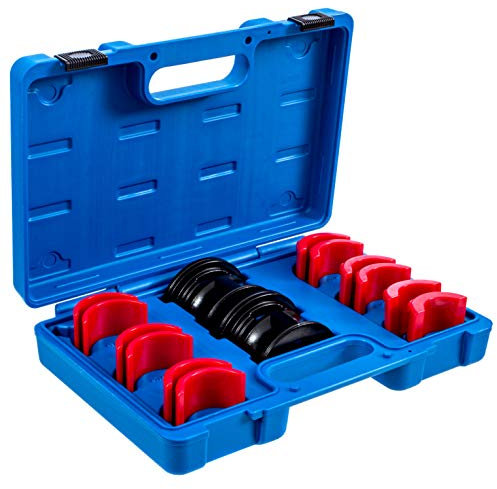 ALPHA MOTO Kit di attrezzi universali per guarnizioni forcella di moto e bici, 35 mm, 36 mm, 40 mm, 41 mm, 42 mm, 43 mm, 45 mm, 46 mm, 47 mm, 48 mm, 49 mm, 50 mm