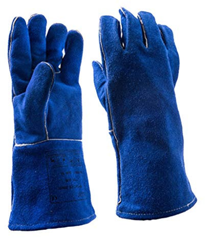 Tubayia - Guantes largos de soldadura, guantes de protección, guantes de trabajo para soldador