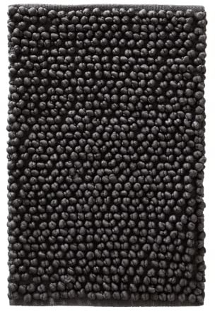 Jotex Hills Badteppich, Popcorn Badematte, Baumwolle und Polyester Mix - Grau, 80x150 cm