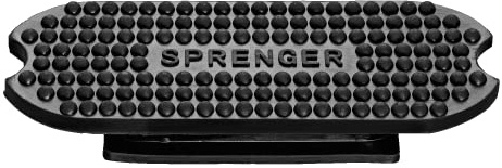 Sprenger Steigbügel-Einlagen Gummi für System-4, schwarz, 110 mm Trittweite