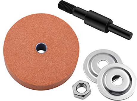 Anneome Muela Abrasiva Para Taladro Eléctrico, Cabezal De Pulido De Metal Naranja, Rueda De Arena Para Esmerilar y Desbarbar Metales, Accesorio Duradero Para Herramientas De Lijado y Pulido