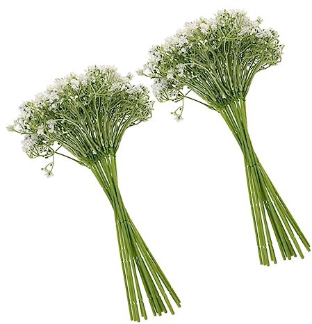 MUSISALY Künstliche Schleierkrautblumensträuße Realistische Kunstblumen Dekoration Für Hochzeit Büro Schlafzimmer Wohnzimmer