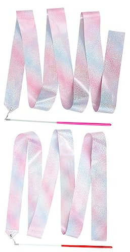 BESPORTBLE 2 Pezzi Di Nastro in Poliestere Robusto Per Attrezzatura Da Ginnastica Per Bambini Per Spettacoli Di Danza