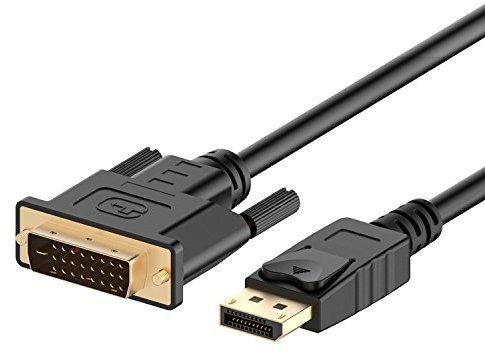 Fozriybefy Cable displayport (DP) vers DVI, Plaque Or, 6 Pieds