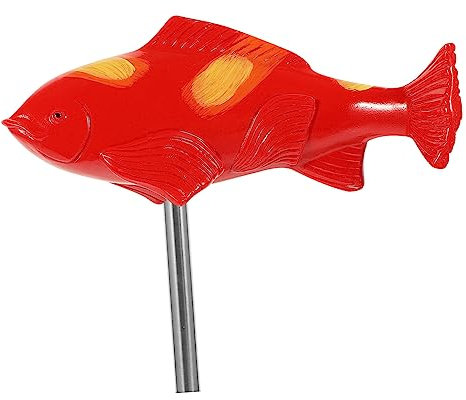 Toyvian Statues de Carpes Résine Décoration Miniature pour Jardin et Pelouse Ornements de Poissons pour Extérieur