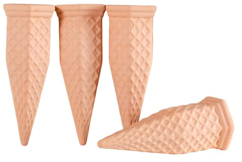 WATERBELINE Lot de 4 pointes d'arrosage en céramique pour plantes d'intérieur, arroseur automatique de plantes, irrigation hydrospikes