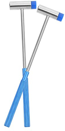 HOOTNEE 2 Stück Bausteinhammer Für Kinder Doppelendhammer Aus Kunststoff Sicheres Spielzeug Für Kreative Bauprojekte Fördert Hand Auge Koordination Und Kreativität Für Lernspielzeug