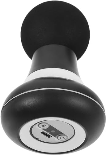 LOORGVEL Massaggiatore Elettrico Muscolare Portatile Piccolo per Collo e Schiena Dispositivo per Massaggio Corpo Domestico in ABS e Silicone Strumento Vibrante per Rilassamento Muscolare