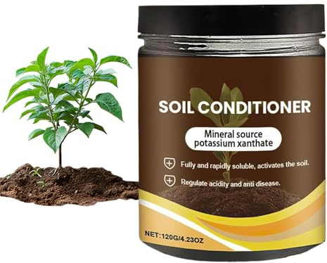 HohuzSruk Condizionatore Terreno per Piante da Interno,Nutrimento Coltura 120g,Fertilizzante Liquido Attivatore del Suolo | per Giardinieri Domestici, Paesaggisti, Giardino, Prato, Serra, Balcone,