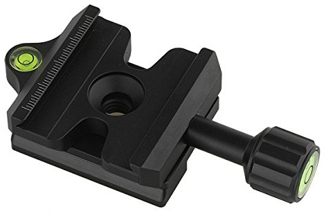 Haoge CP-MA50II Soporte convertidor de adaptador de abrazadera de cambio rápido para sistema Manfrotto RC2 compatible con Arca Swiss