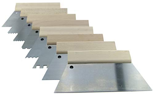 Schwan Kleberspachtel Zahnspachtel nach TBK 180/250 mm, gezahnt, Holzrücken Größen: 250 mm, A2
