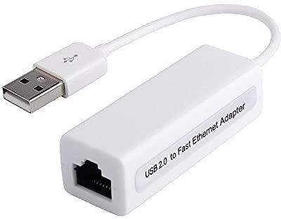 PremiumCord Adaptateur USB 2.0 sur LAN RJ45 Ethernet 10/100 Mbit, Couleur Blanche