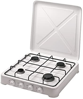 SOLTHERMIC LP400 HORNILLO A GAS 4 QUEMADORES COLOR BLANCO