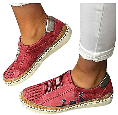 Sunnyuk Laufschuhe Damen Wasserdicht Leichte rutschfest Outdoor Turnschuhe Freizeitschuhe Atmungsaktiv Casual Große Größe Joggingschuhe Sportschuhe Flach Hallenschuhe Damenschuhe Joggingschuhe