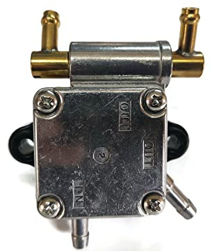 YAMASCO Bootsmotor Kraftstoffpumpe Assy Messing Anschluss 6AH-24410-00 für Yamaha Parsun Außenbordmotor 4-Takt FT F 15HP F9.9 F20 PS 13.5 4-Takt Motor