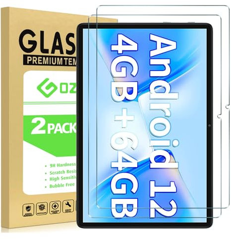 GOZOPO 2 Pack Screen Protector for TECLAST M40 Plus / M40 Air / P30S / M50 / M50 Pro 10.1 inch Tablet, Anti-Scratch Tempered Glass Film