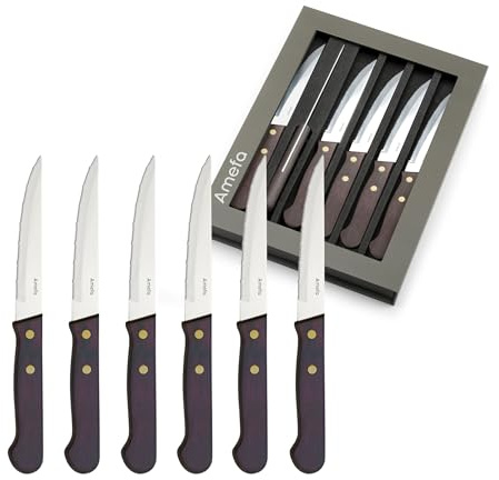 Amefa Arizona - Coffret de 6 couteaux steak