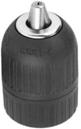Trade-Shop snabbkoppling professionell borrchuck verktygshållare, 3/8 x 24 UNF-gänga, spännområde 2–13 mm utan slag