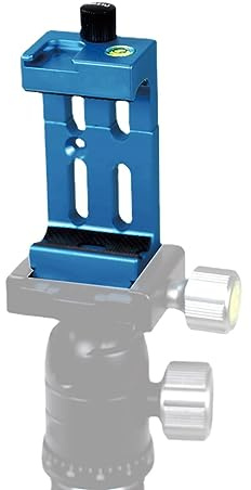 Trípode de sujeción para teléfono de Metal - Soporte de teléfono de aleación de Aluminio con liberación rápida | Esenciales de Video telefónico para grabación de vídeo, difusión