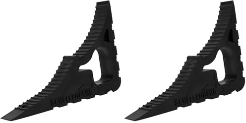 Schellenberg 66303 Fenster- und Tür-Stopper, Türkeil, langlebig und wetterbeständig (Packung mit 2)