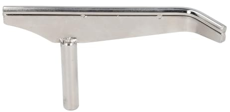 Werkzeugauflage für Drehmaschinen, Legierter Stahl J Gebogene Drechselwerkzeugauflage für 0,63-Zoll-Drehmaschinensockel, Drechselschalen-Werkzeugablage für Drechselbank,