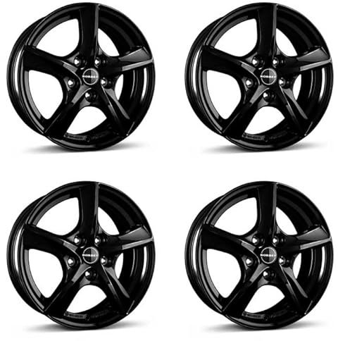 4x Borbet Felgen TL 5.5x15 ET38 5x100 black glossy kompatibel mit Audi A1