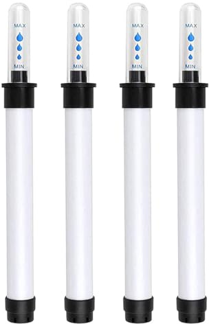 POFET 4er Pack Wasserstandsanzeiger aus Kunststoff, Bewässerungsanzeiger, Wasserstandsanzeiger für Pflanzen, Wasserstandsanzeiger für Zimmerpflanzen, Praktische Wasserstandsanzeiger
