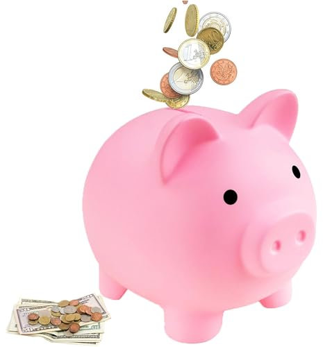 Tirelire Enfant Garcon, Tirelire Cochon Rose, Grande Tirelire Cochon, Tirelire Cochon Tirelires, Tirelire Cochon, Convient pour Anniversaire, Noël, Cadeau De Fête des Enfants