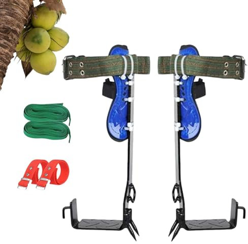 Kletternägel - Kletterausrüstung, Nagel-Kit zum Klettern | Kletterausrüstung mit rutschfestem Pedal für Outdoor-Aktivitäten, , Baumpfleger
