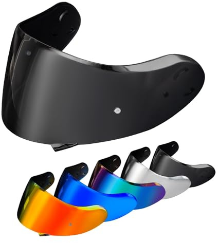 PSLER Visière de Casque pour Neotec 2 Visière Teintée pour Shoei Neotec 2 CNS-3, Protection UV pour Moto Accessoires De Remplacement(Fumée Profonde)