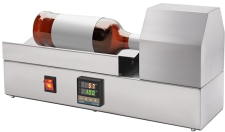 PVC Schrumpfmaschine für Flaschen mit Heizloch von 70mm für PVC Kapseln manuelle Temperaturregelung für Weinflaschen geeignet schnelle 2-3 Sekunden Schrumpfzeit