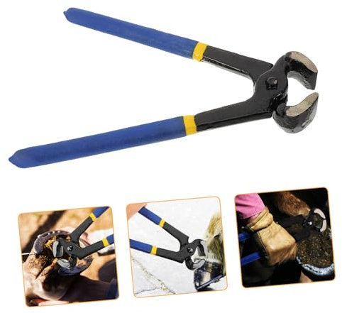 Herramienta para Pezuñas Multifuncional de Metal Azul para Caballos