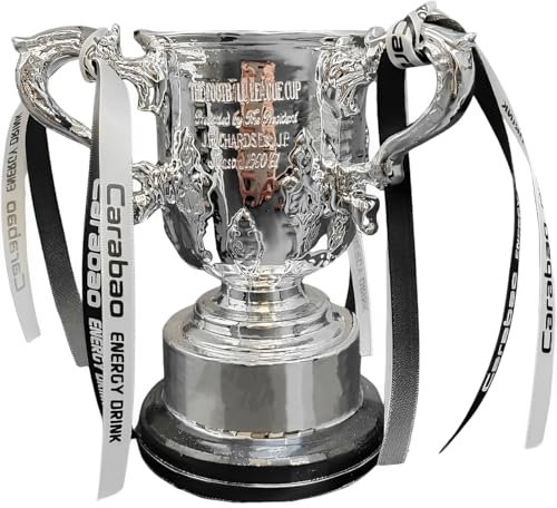 YYDSTES Replica di Trofei dei Campioni di Coppe EFL di Calcio Trofeo dei Vincitori della Lega di Calcio Inglese,Decorazioni per La Casa per Tifosi,Collezione,Ornamenti da Esposizione,18cm