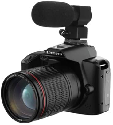 Vocdikficy Fotocamera Digitale Professionale HD 4K Fotocamera Digitale WiFi con Zoom 16 X per Visione Notturna con Microfono