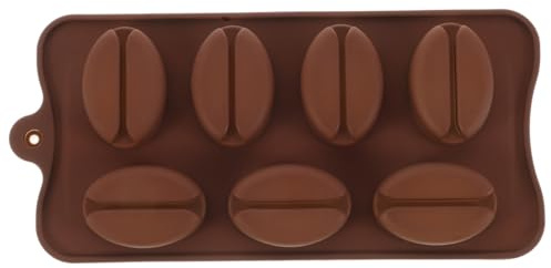 FONDOTIN Moule Silicone Grains De Café Flexible Résistant Chaleur Et Froid Pour Chocolat Bonbons Glaçons Décorations Gâteaux Utilisation Domestique Et Fête
