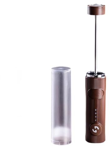 Mousseur à lait électrique portable - Fouet de cuisine pour café, shakes, chocolat chaud, desserts, mousseur à lait avec batterie longue durée