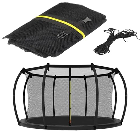 Trampolin Ersatznetz Sicherheitsnetz Schutzzaun-Zubehör Für 6/8 Stangen Gartentrampolin