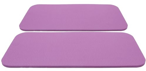 KONTONTY 2 Pièces Tapis de Genouillère de Jardin Étanche TPE Coussin Épais pour Protection des Genoux Portable et Confortable pour Jardinage Yoga et Bain