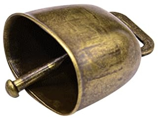 ALCXAZS Campanelli per mucche in stile vintage, campana rumorosa che esulta, richiamo rumoroso per il bestiame, campanaccio di qualità, croccante e croccante, accessori